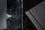 Bedside table Scorpion 50cm black mango