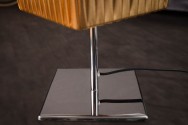FENIX - Golvlampa i kromad metall guld 120 cm