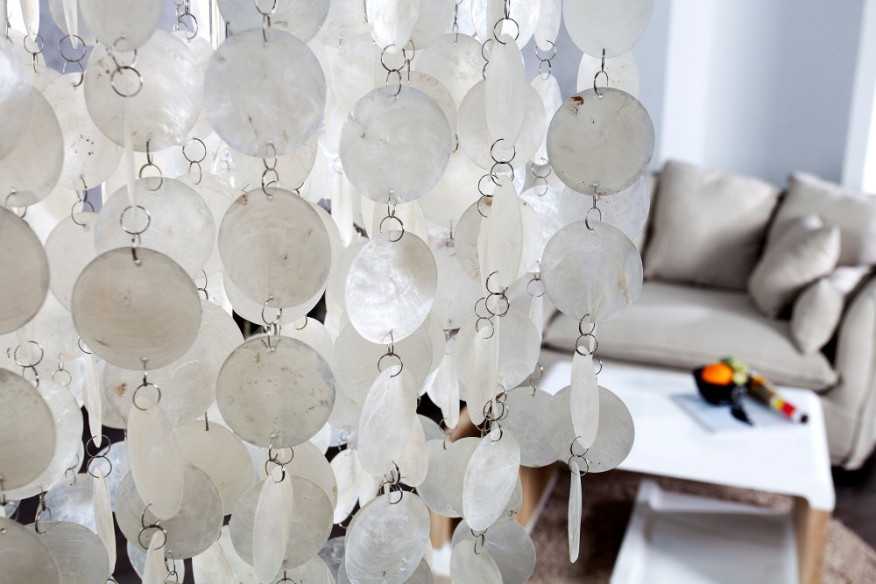 Hängeleuchte Shell Reflections 80cm