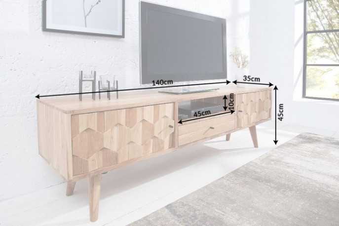 TV Board Mystic 140cm Acacia