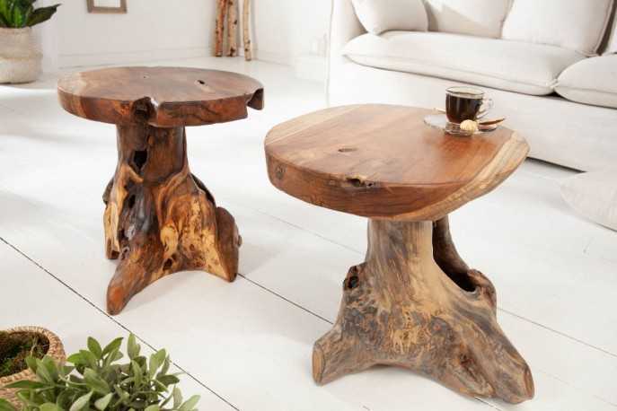 TIERRA - sidobord i teak