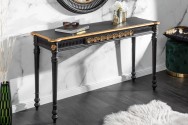 Console Venice 125cm black gold