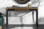 Console Venice 125cm black gold
