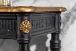 Console Venice 125cm black gold