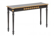 Console Venice 125cm black gold