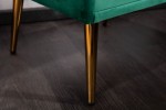 Bedside table Famous velvet emerald green