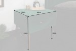 Bedside table Famous velvet emerald green