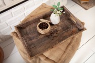 Wooden tray mango 44cm brown
