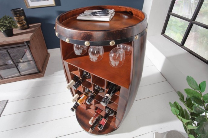 Wine rack Bodega 97cm brown