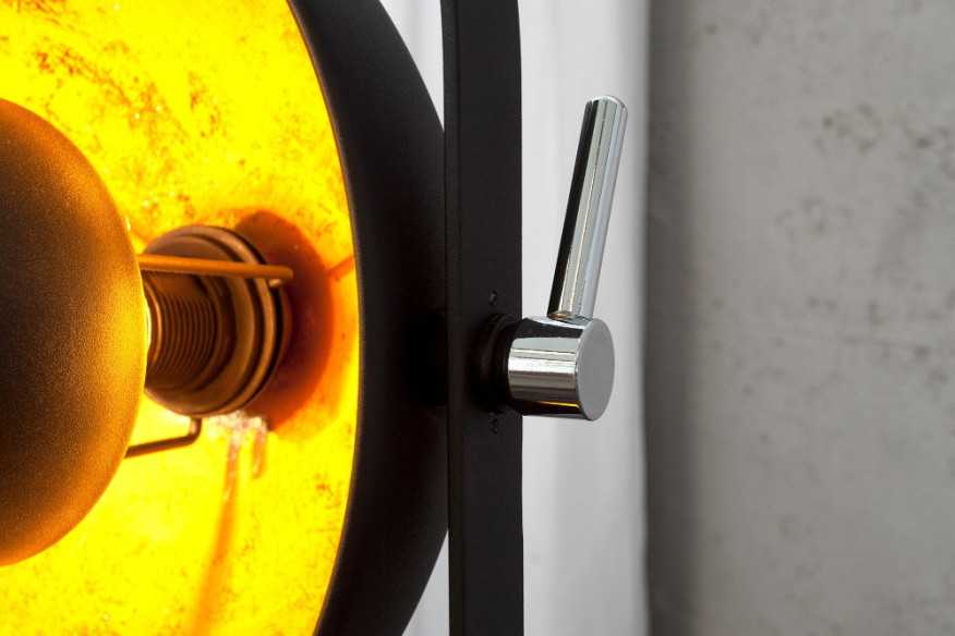 Stehleuchte Studio schwarz gold 3er