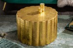 Coffee table Liquid Line 60cm aluminum gold