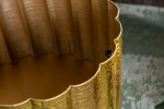 Coffee table Liquid Line 60cm aluminum gold