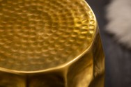 Side table Organic Orient 30cm aluminum gold