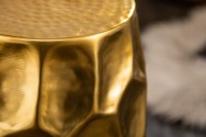 Side table Organic Orient 30cm aluminum gold
