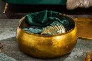 Coffee table Orient Storage 70cm aluminum gold