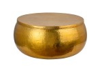 Coffee table Orient Storage 70cm aluminum gold