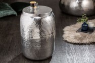 Side table Orient Storage 35cm aluminum silver