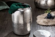 Side table Orient Storage 35cm aluminum silver