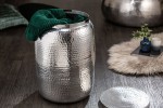 Side table Orient Storage 35cm aluminum silver