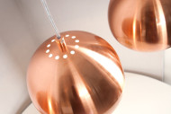 Hängeleuchte Copper Ball 3er höhenverst