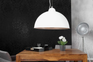 Hängeleuchte Studio weiss silber