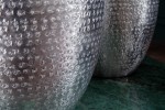 Vase Oriental set of 2 silver