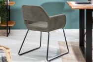 Chair Mustang microfibre antique taupe