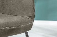 Chair Mustang microfibre antique taupe
