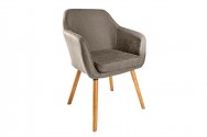 Chair Supreme microfiber vintage taupe