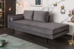 Recamiere Diva 196cm velvet gray
