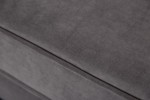 Recamiere Diva 196cm velvet gray
