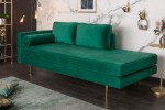 Recamiere Diva 196cm velvet emerald green