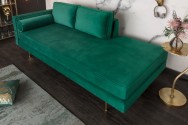 Recamiere Diva 196cm velvet emerald green