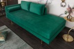 Recamiere Diva 196cm velvet emerald green