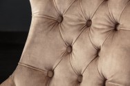 Castle chair velvet coffee comfort handle