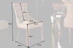 Castle chair velvet coffee comfort handle