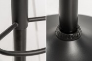 WIEN - barstol i sammetsgrått