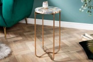 Side table Noble I 35cm agate blue gold