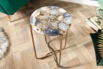 Side table Noble I 35cm agate blue gold