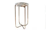 Side table Noble I 35cm agate blue gold