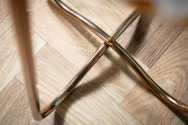 Side table Noble I 35cm agate blue gold