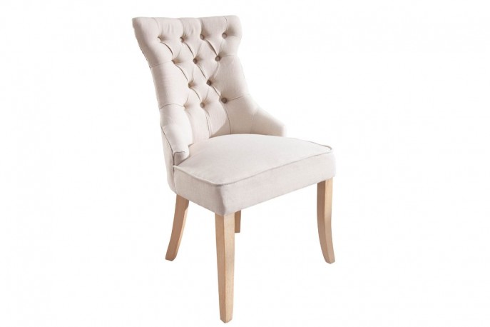 Castle chair linen beige comfort handle