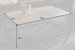 Coffee table symbiosis 100cm concrete look ceramic