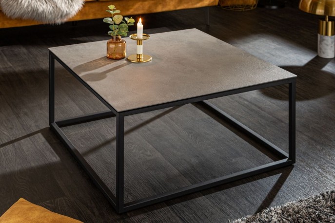 Coffee table symbiosis 75cm concrete look ceramic