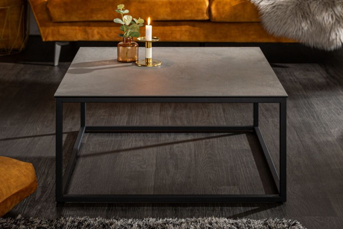 Coffee table symbiosis 75cm concrete look ceramic
