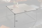 Coffee table symbiosis 75cm concrete look ceramic