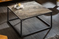 Coffee table symbiosis 75cm marble look ceramic