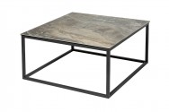 Coffee table symbiosis 75cm marble look ceramic