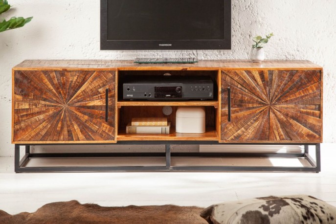 TV Lowboard Wood Art 145cm Mango