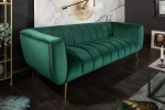 Noblesse sofa 225cm emerald green